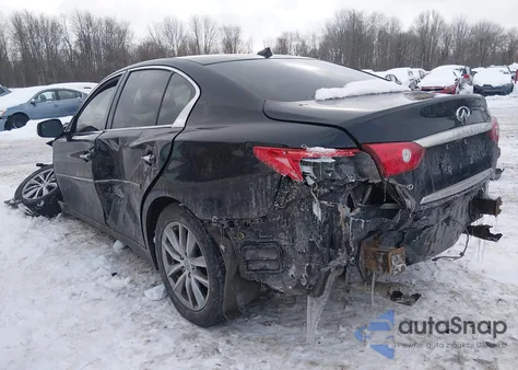 2015 Infiniti Q50 from USA, damaged, VIN JN1BV7AR2FM423991